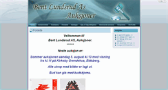 Desktop Screenshot of lundsrudauksjon.no